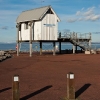 Yacht club house at Morecambe
